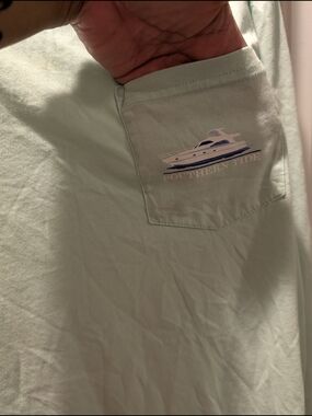 Southern Tide Men's Long-Sleeve Pocket Tee in Mint